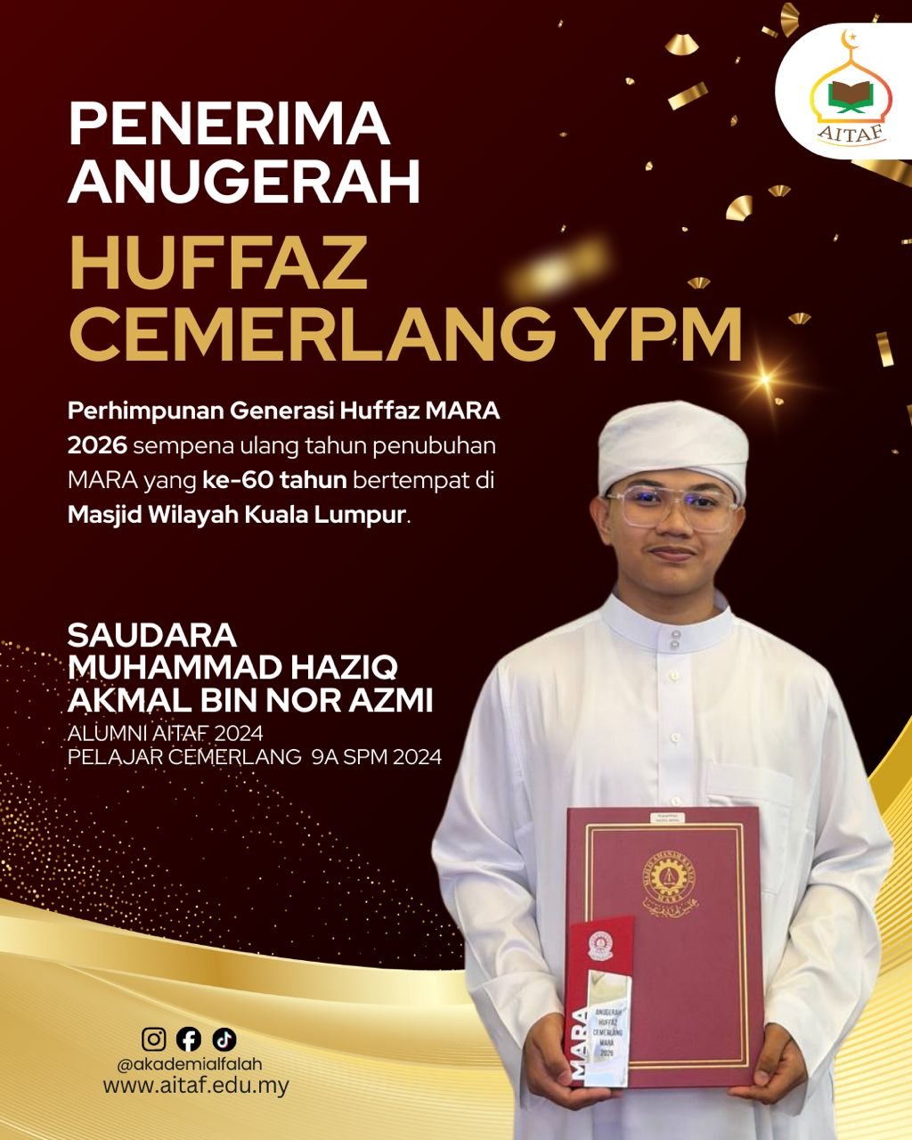 ANUGERAH HUFFAZ CEMERLANG YPM 👨🏻‍🎓